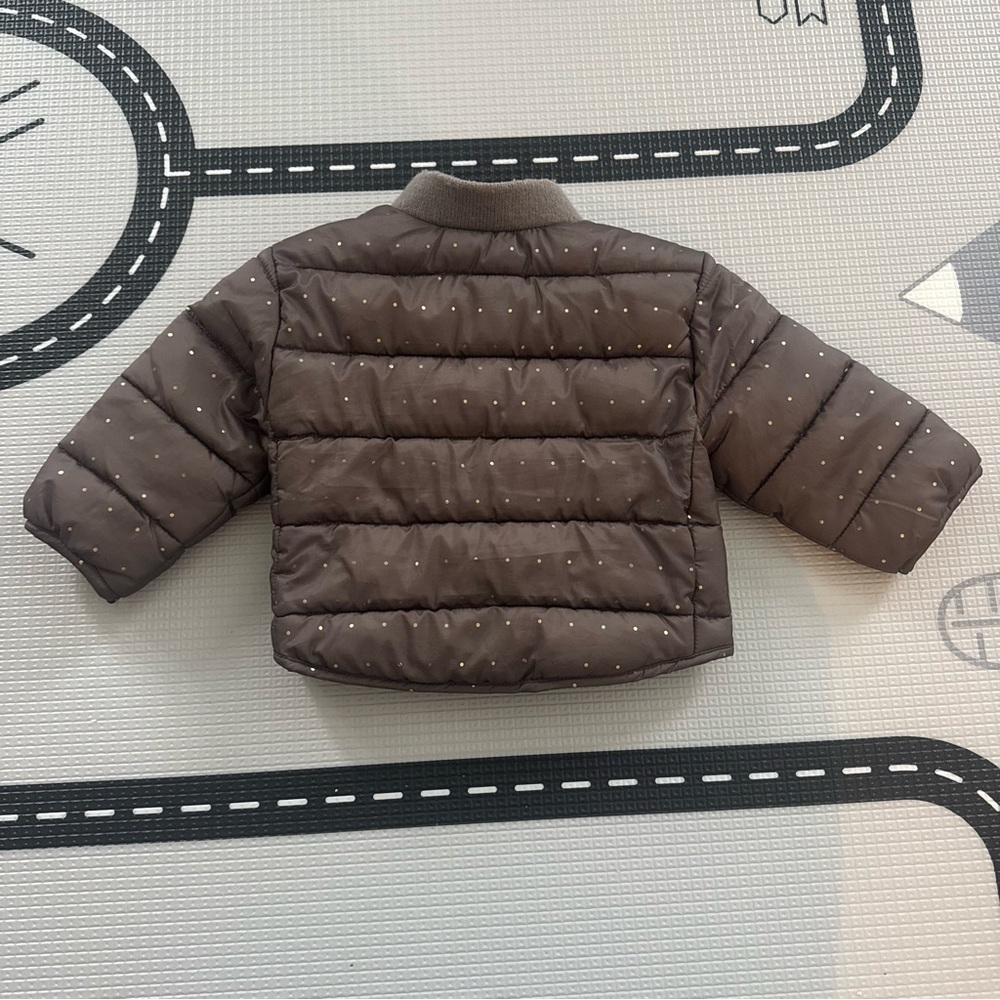 Gap Baby Brown & Gold Puffer Jacket - Picture 6 of 6